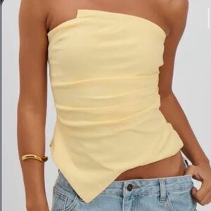 Yellow Zara top!